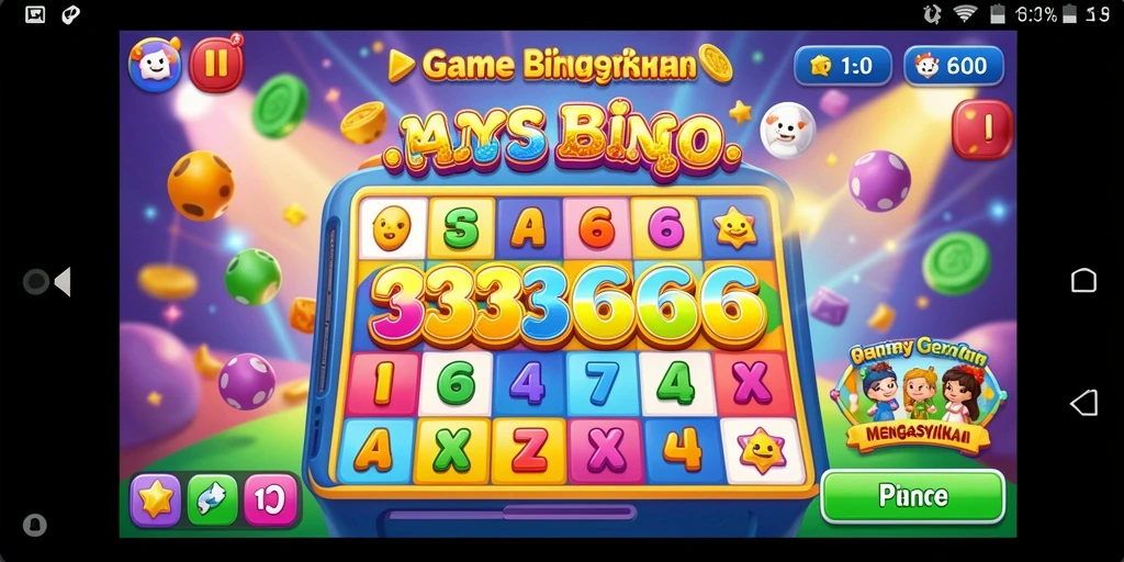 Gameplay seru aplikasi Bingo 333666 yang mengasyikkan.