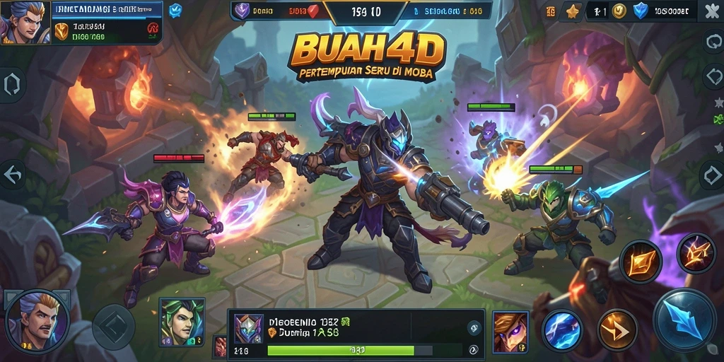 Tampilan menarik dari gameplay seru BUAH4D.