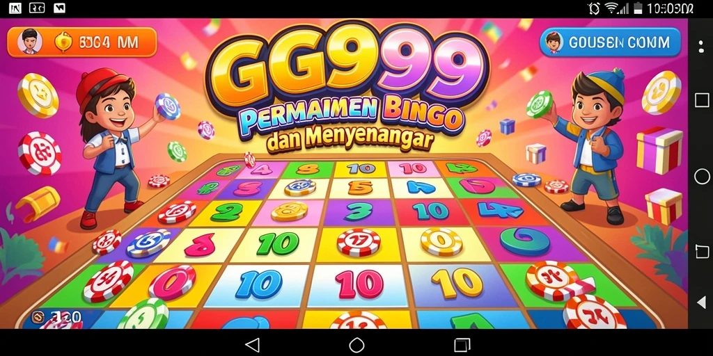 Tampilan screenshot utama GG999 menampilkan keseruan gameplay Bingo.