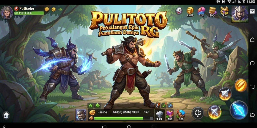 Tampilan gameplay seru dan penuh aksi di PULITOTO.