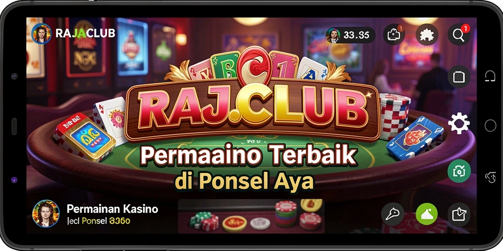 Tampilan gameplay kasino yang mengasyikkan di RAJACLUB.