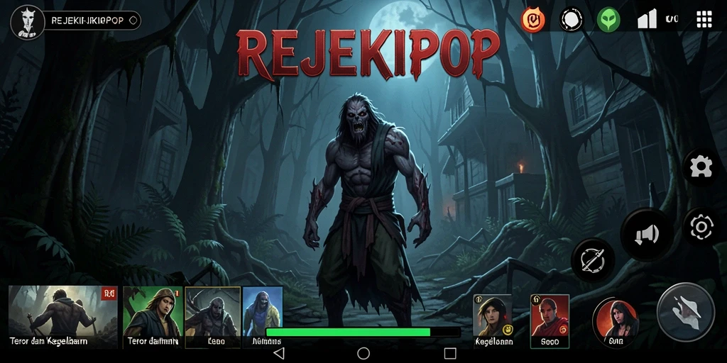 Tangkapan layar gameplay REJEKIPOP yang mencekam dan menegangkan.